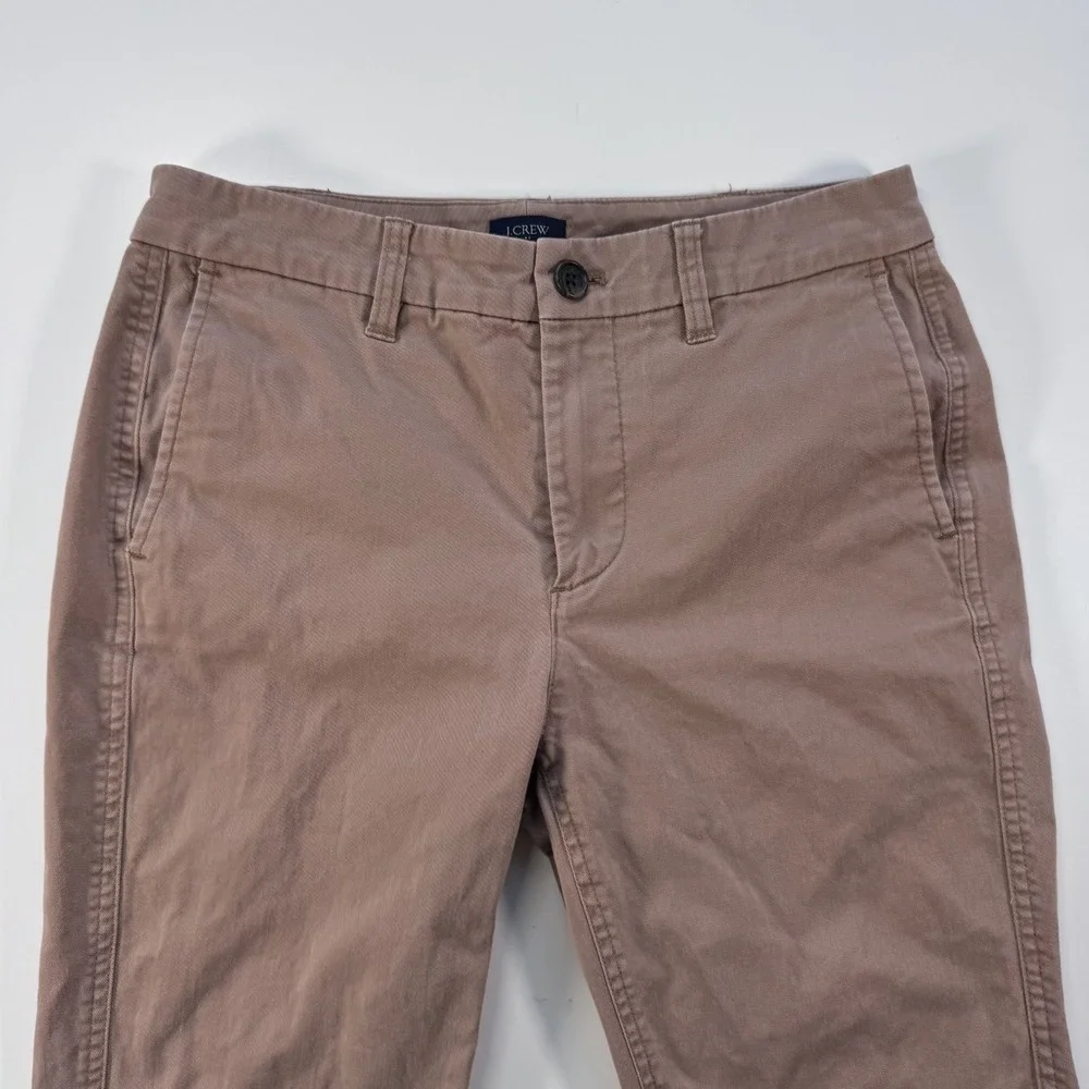 J CREW Girlfriend Chino Khaki Pant Womens 2 Tan AD156 - Picture 3 of 14